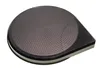 A product shot of a round, black object with a textured surface, set against a white background. Produktbild-Vorschau