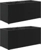 vidaXL Květináč se 2 květináči 2 ks černý 72x30x32 cm Náhled obrázku produktu 1