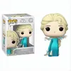 A Funko Pop! vinyl figure of Elsa from Disney's Frozen, shown both in its packaging and displayed separately. Podgląd zdjęcia produktu