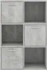 Armadio portaoggetti grigio cemento 60x29,5x90 cm materiale Anteprima dell’immagine prodotto 14