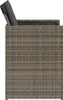 vidaXL 5-tlg. Garten-Essgruppe mit Kissen Grau Poly Rattan Produktbild-Vorschau 6