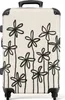 NoBoringSuitcases.com® Großer Koffer - Blumen - Pflanzen - Produktbild-Vorschau 1