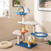 COSTWAY Arbre à chat 124cm, arbre à chat thème espace avec Voir les images du produit 2