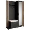 Garderobenschrank LIVIA – Garderoben-Set mit Spiegel und Produktbild-Vorschau 2
