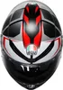 AGV K6 S Karve Helm, schwarz matt/rot/weiß, L (59/60) Produktbild-Vorschau 2