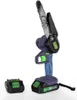 Akku Kettensäge 6 Zoll 2x Akku LI-ION 21V 2.0Ah Gartensäge, Produktbild-Vorschau 6
