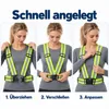 Warnweste Reflektorweste – Verstellbare Sicherheitsweste Produktbild-Vorschau 4