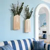 Boho-Wandvase aus Holz, Wandbehang, Pflanzgefäß im Produktbild-Vorschau 7