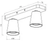 GTV - Deckenleuchte Elli,4557,AC220-240V, 50/60 Hz, IP 20 Produktbild-Vorschau 3