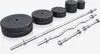 GORILLA SPORTS® Hantelset - 100kg, Langhantelstange 170 cm, Produktbild-Vorschau 2