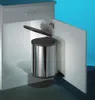 WESCO Poubelle à encastrer ronde - inox / noir, 13 litres Voir les images du produit 1