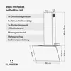 Klarstein FlashLine Dunstabzugshaube – 90 cm Kopffreihaube, Produktbild-Vorschau 7