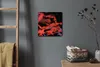 Coloray Uhr auf Leinwand 30x30 cm Wand Uhr Dekoration Produktbild-Vorschau 4