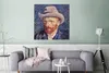 MuchoWow® Poster Selbstbildnis mit grauem Filzhut - Vincent Produktbild-Vorschau 5