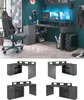 trendteam Büro Büromöbel Gamer Anthrazit matt Melamin Produktbild-Vorschau 15