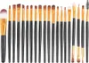 20 Stück Professionelle Make-up Pinsel Foundation Produktbild-Vorschau 3