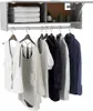 The Living Store Kleiderschrank Betongrau 100x32,5x35 cm Produktbild-Vorschau 7