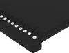 vidaXL Testiera LED nera 90x5x78/88 cm Pelle finta Anteprima dell’immagine prodotto 7