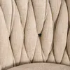 A close-up view of the textured fabric of a bar stool. Podgląd zdjęcia produktu