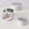 sada 3 krabiček na pečivo Kulaté Ø13,5-20cm Kovová krabička Náhled obrázku produktu 2