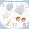 COSTWAY Cuisine pour enfants avec 10 accessoires, lumière Voir les images du produit 7