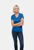HAKRO Classic V-Shirt Damen 126 royalblau, 2XL Produktbild-Vorschau 1