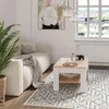 Konferenční stolek Vicco Milan Bílý/zlatý dub 92.2 x 65 cm, Náhled obrázku produktu 4