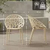 CLP 4er Set Gartenstühle Hope mit Lehne stapelbar Produktbild-Vorschau 2