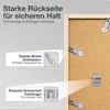 K-Möbel Rám na gramofónové platne Čierna sada 2 ks 40x60cm Náhľad obrázku produktu 5