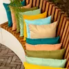 Textino Outdoor Dekokissen Unifarbe Sun 30x50 cm Blau Produktbild-Vorschau 3