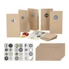 Adventskalender DIY Bastelset 12x24x6cm Papiertüten Produktbild-Vorschau 3
