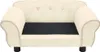 vidaXL Hundesofa Creme 72x45x30 cm Plüsch Náhled obrázku produktu 5