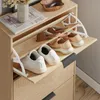 SoBuy Meuble à chaussures Tiroirs inclinés Lamellé clair Voir les images du produit 8