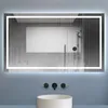 Badspiegel mit Beleuchtung 160x70cm Badezimmerspiegel Produktbild-Vorschau 3