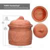 Terra Zwiebeltopf mit Deckel Ø 17,8cm aus Terrakotta Produktbild-Vorschau 6