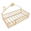 Flieks Kinderbett Hausbett 90x190cm mit Rausfallschutz, Produktbild-Vorschau 11