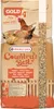 A bag of chicken feed with illustrations of chickens and eggs. Produktbild-Vorschau