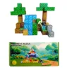 Magnetisches Minecraft Bauset Bäume und Wasserfall mit Produktbild-Vorschau 1