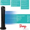 JUNG TVE22 Turmventilator 76cm Schwarz – Leiser (48dBA) & Produktbild-Vorschau 2