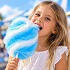 Zuckerwatte | Blau weiße Zuckerwatte im Eimer 50g | Produktbild-Vorschau 3