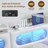letto 140 x 200 cm con contenitore, illuminazione LED e Anteprima dell’immagine prodotto 6