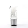 ADORE-708SRS Damen Sandale von Pleaser, Transparent Silber Produktbild-Vorschau 2