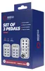 set di pedali Sparco Racing da 3 pezzi Pedali sportivi Anteprima dell’immagine prodotto 7