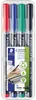 Staedtler Lumocolor 317 WP4, Schwarz, Blau, Grün, Rot, Produktbild-Vorschau 1