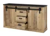 Büro Kommode "Stove" Used Wood Sideboard 162 x 91 cm Produktbild-Vorschau 8