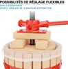 Wiltec Presse à fruits – 345 x 345 x 575 mm – capacité 6 L Voir les images du produit 3