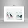Poster - Poster ohne Rahmen - Berge Vögel Modern - 40x30 cm Produktbild-Vorschau 4