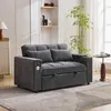 Rozkładana sofa Sweiko 140,5x74x82 cm 3 w 1, z regulowanym Podgląd zdjęcia produktu 6