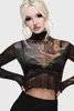 Killstar Langarmshirt Damen Cathedral Gardens - Crypt Produktbild-Vorschau 1