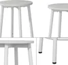 Tabouret de bar Vicco Edmonton Blanc 31.5x64cm 2 pièces, Voir les images du produit 6
